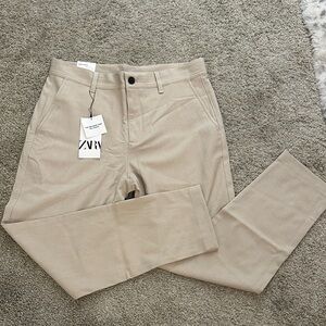 Zara Men's Beige Chinos